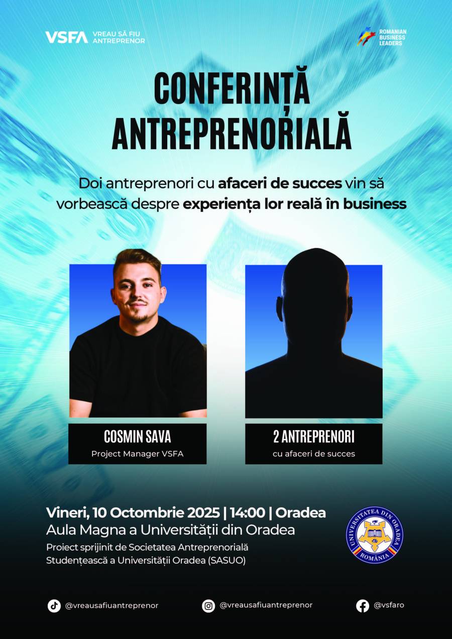 Conferința VSFA II - Vreau Să Fiu Antreprenor II-
